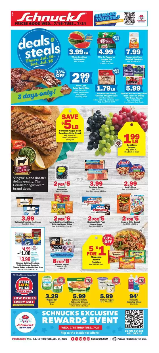 Schnucks catalogue | Weekly Print Ad | 2026-07-15T00:00:00.000Z - 2026-07-21T00:00:00.000Z