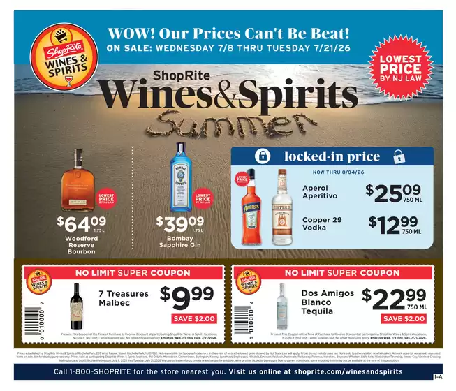 ShopRite catalogue in New York | ShopRite Wine & Spirits - 7/8 | 2026-07-08T00:00:00.000Z - 2026-07-21T00:00:00.000Z
