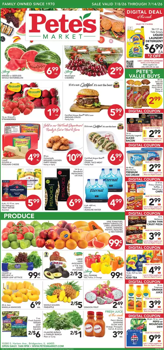 Pete's Fresh Market catalogue | New offers to discover | 2026-07-08T00:00:00.000Z - 2026-07-14T00:00:00.000Z