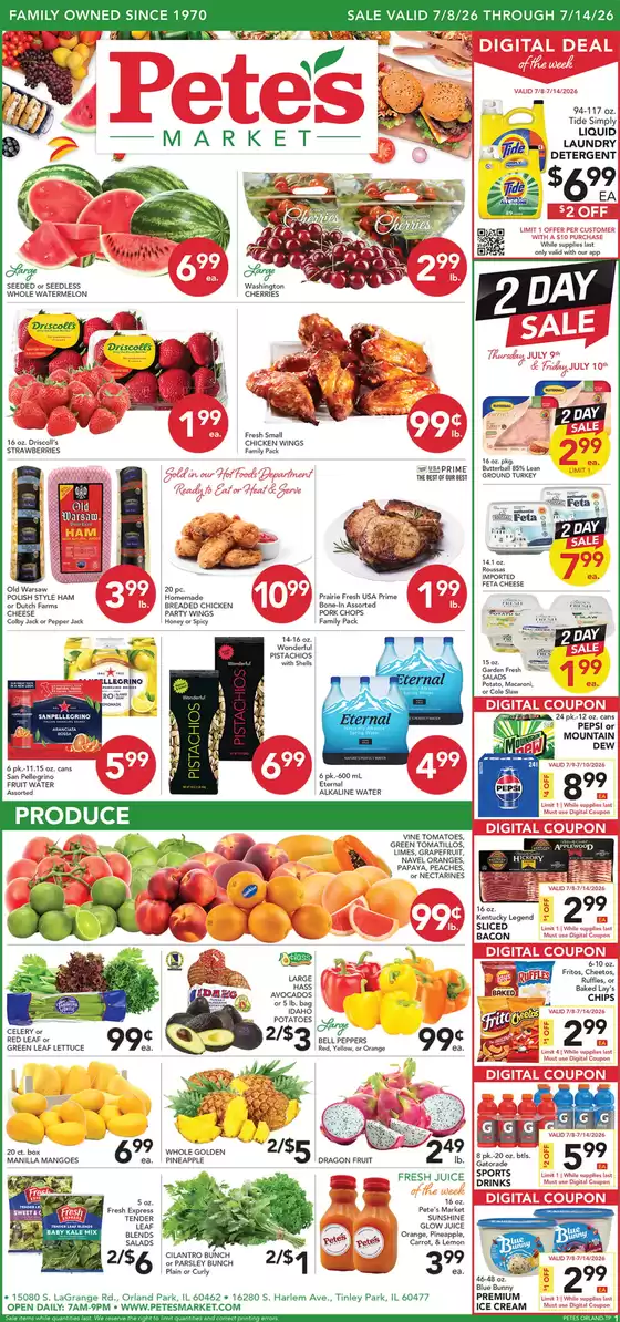Pete's Fresh Market catalogue | Our best bargains | 2026-07-08T00:00:00.000Z - 2026-07-14T00:00:00.000Z