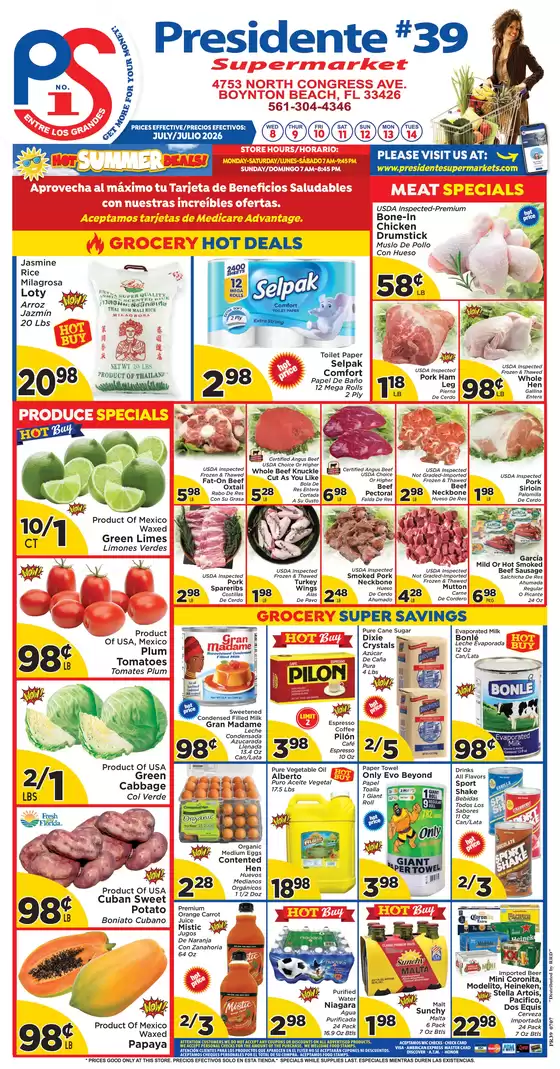 Presidente catalogue | Wide range of offers | 2026-07-01T00:00:00.000Z - 2026-07-31T00:00:00.000Z
