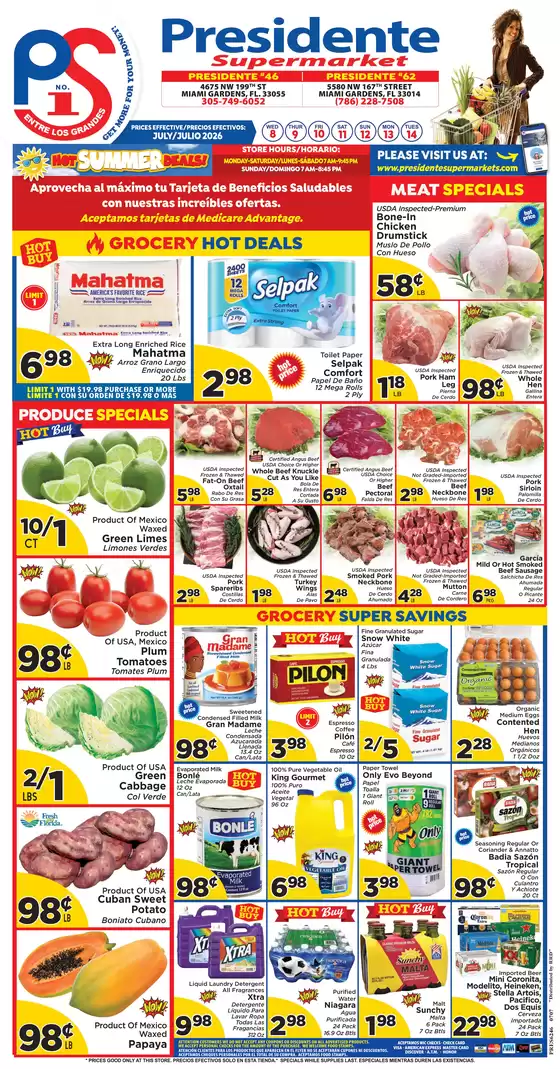 Presidente catalogue | Save now with our deals | 2026-07-08T00:00:00.000Z - 2026-07-14T00:00:00.000Z