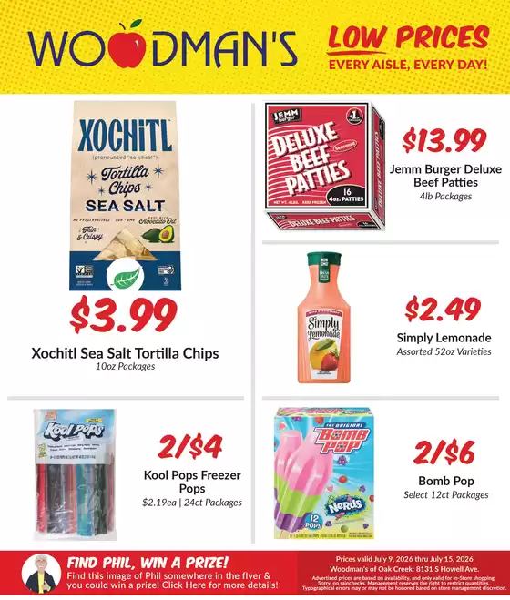 Woodman's catalogue in Shorewood WI | Exclusive deals and bargains | 2026-07-09T00:00:00.000Z - 2026-07-15T00:00:00.000Z