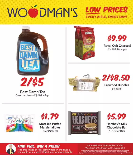 Woodman's catalogue | Great offer for bargain hunters | 2026-07-09T00:00:00.000Z - 2026-07-15T00:00:00.000Z