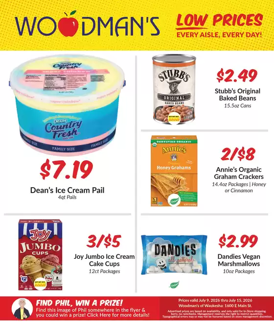 Woodman's catalogue | Current deals and offers | 2026-07-09T00:00:00.000Z - 2026-07-15T00:00:00.000Z