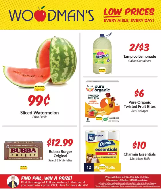 Woodman's catalogue | Special offers for you | 2026-07-09T00:00:00.000Z - 2026-07-15T00:00:00.000Z