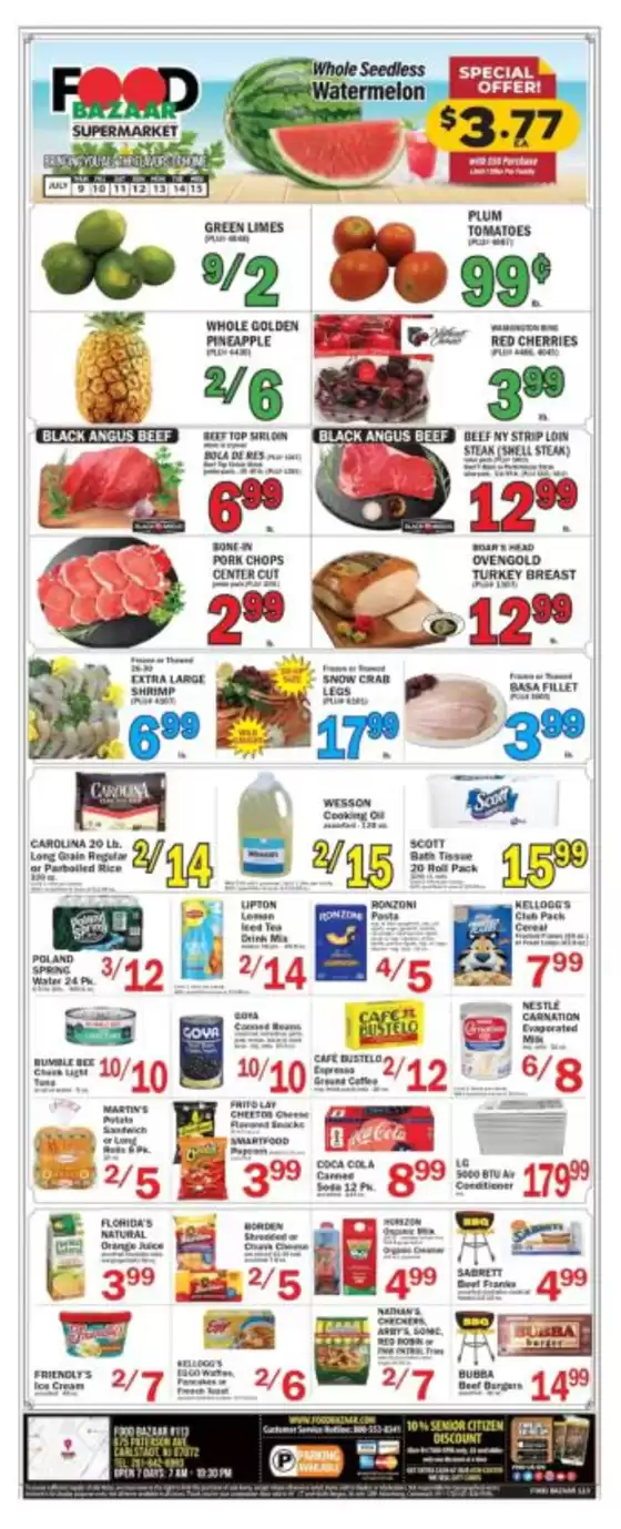 Food Bazaar catalogue | Top offers for all bargain hunters | 2026-07-09T00:00:00.000Z - 2026-07-15T00:00:00.000Z