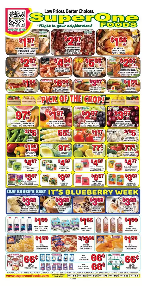 Super One Foods catalogue | Weekly Ad Savings | 2026-07-07T00:00:00.000Z - 2026-07-17T00:00:00.000Z