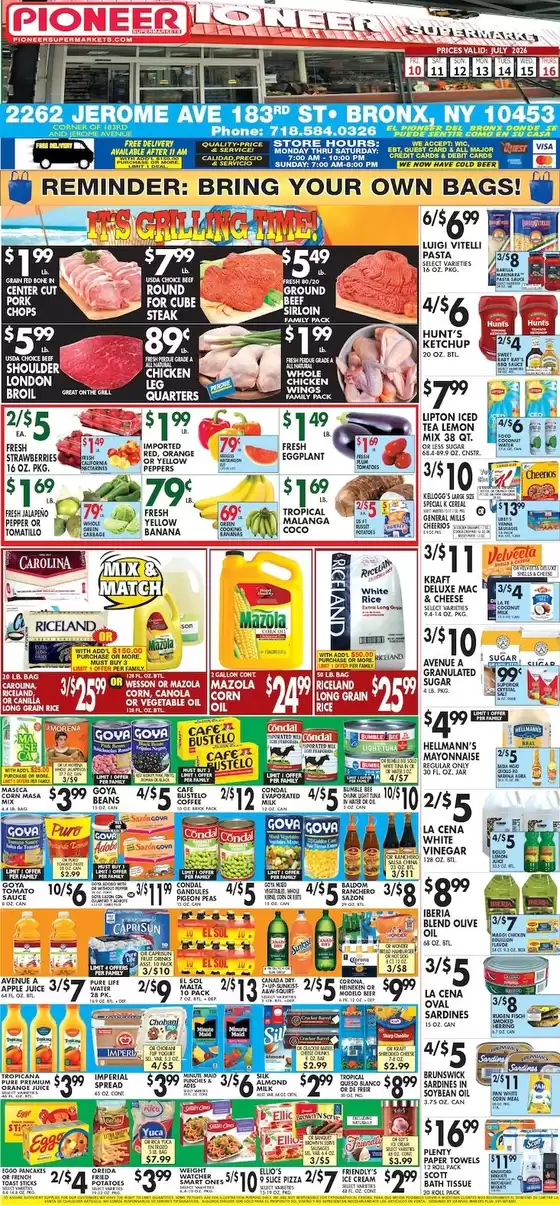 Pioneer Supermarkets catalogue | Discounts and promotions | 2026-07-10T00:00:00.000Z - 2026-07-16T00:00:00.000Z