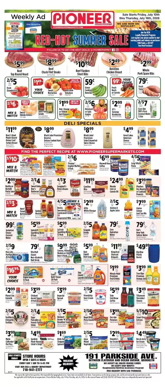 Pioneer Supermarkets catalogue | Our best deals for you | 2026-07-10T00:00:00.000Z - 2026-07-16T00:00:00.000Z