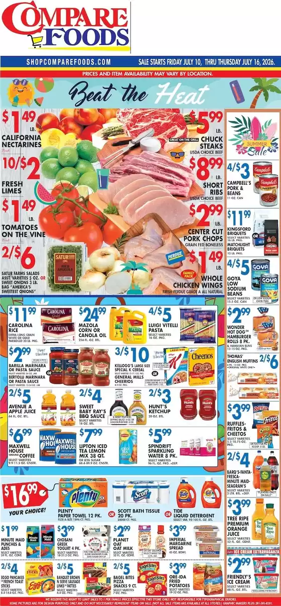 Compare Foods catalogue | Compare Foods weekly ad | 2026-07-10T00:00:00.000Z - 2026-07-16T00:00:00.000Z