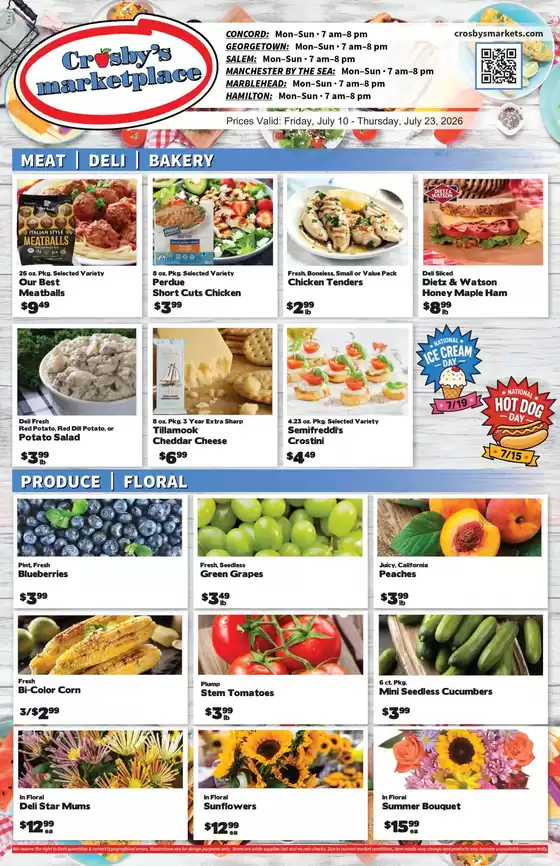 Crosby's Marketplace  catalogue | Catalog Crosby's Marketplace | 2026-07-10T00:00:00.000Z - 2026-07-23T00:00:00.000Z