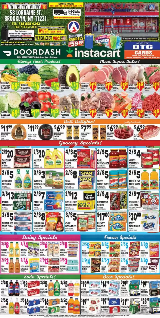 Associated catalogue | Current special promotions | 2026-07-10T00:00:00.000Z - 2026-07-16T00:00:00.000Z