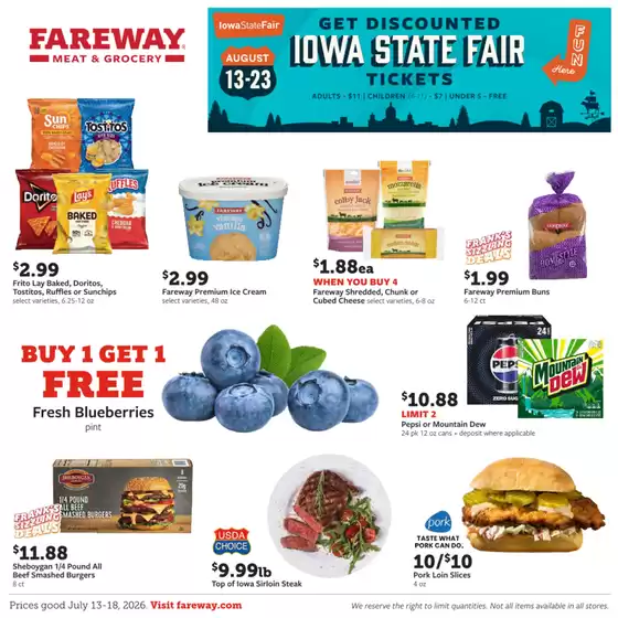 Fareway catalogue | Great offer for bargain hunters | 2026-07-13T00:00:00.000Z - 2026-07-18T00:00:00.000Z