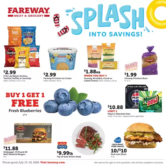 Fareway catalogue | Current bargains and offers | 2026-07-13T00:00:00.000Z - 2026-07-18T00:00:00.000Z