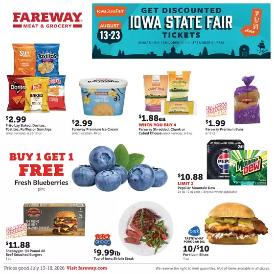 Fareway catalogue | Save now with our deals | 2026-07-13T00:00:00.000Z - 2026-07-18T00:00:00.000Z