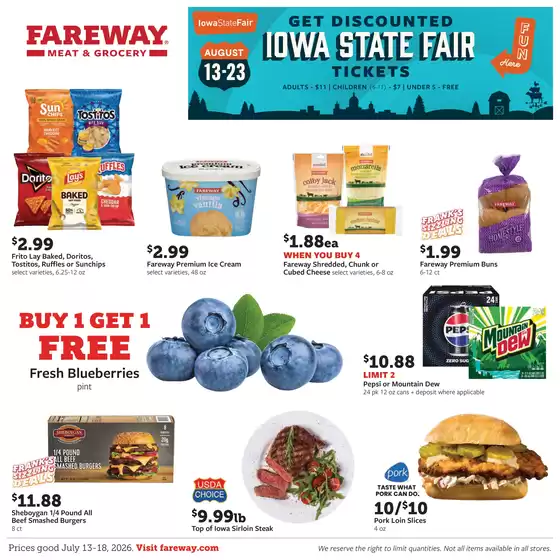 Fareway catalogue | Great offer for all customers | 2026-07-13T00:00:00.000Z - 2026-07-18T00:00:00.000Z