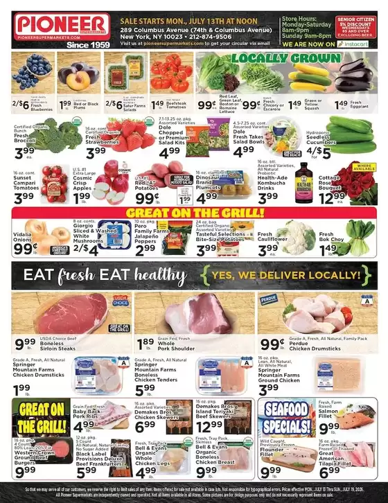 Pioneer Supermarkets catalogue | Pioneer Supermarkets weekly ad | 2026-07-13T00:00:00.000Z - 2026-07-19T00:00:00.000Z