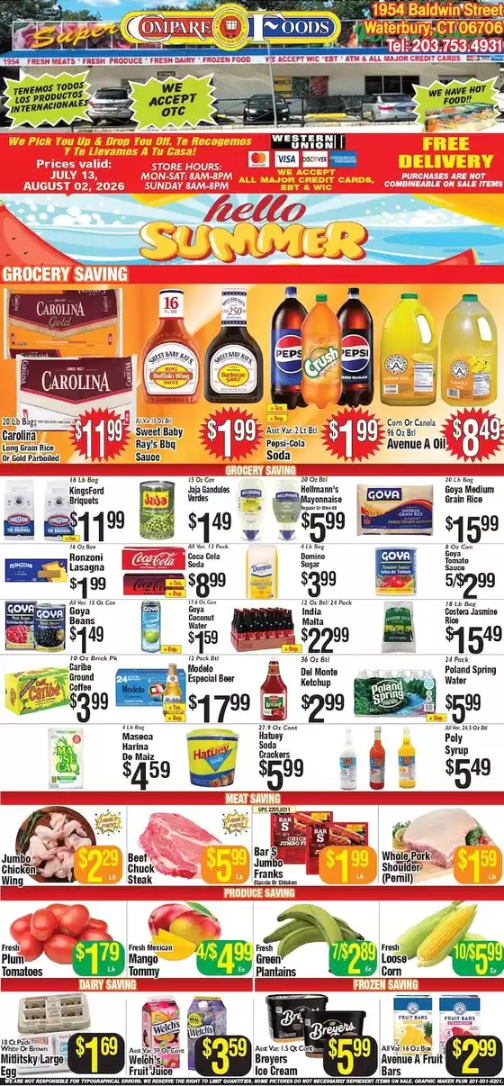 Compare Foods catalogue | New offers to discover | 2026-07-13T00:00:00.000Z - 2026-08-02T00:00:00.000Z