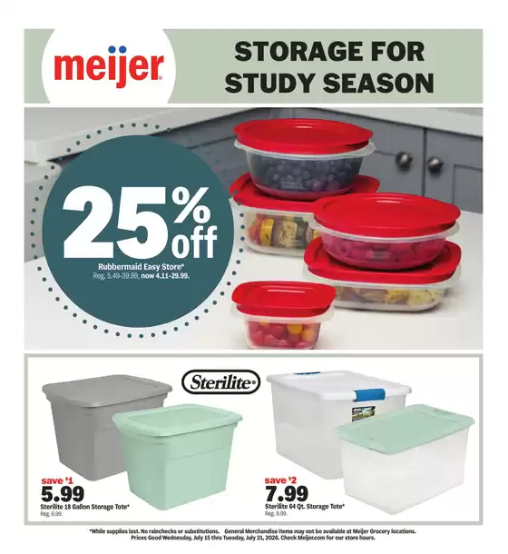 Meijer catalogue | Pullout GM | 2026-07-15T00:00:00.000Z - 2026-07-21T00:00:00.000Z