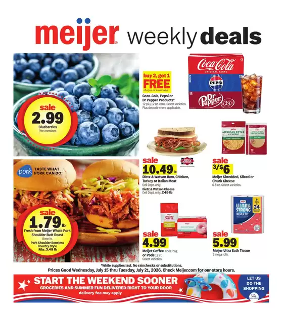 Meijer catalogue | Discover attractive offers | 2026-07-15T00:00:00.000Z - 2026-07-21T00:00:00.000Z