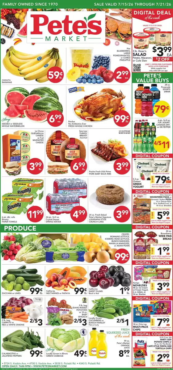 Pete's Fresh Market catalogue | Our best bargains | 2026-07-15T00:00:00.000Z - 2026-07-21T00:00:00.000Z