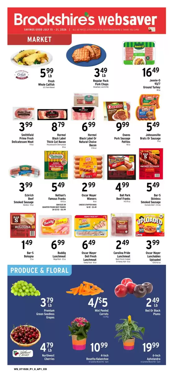 Brookshire's catalogue | Websaver | 2026-07-15T00:00:00.000Z - 2026-07-21T00:00:00.000Z