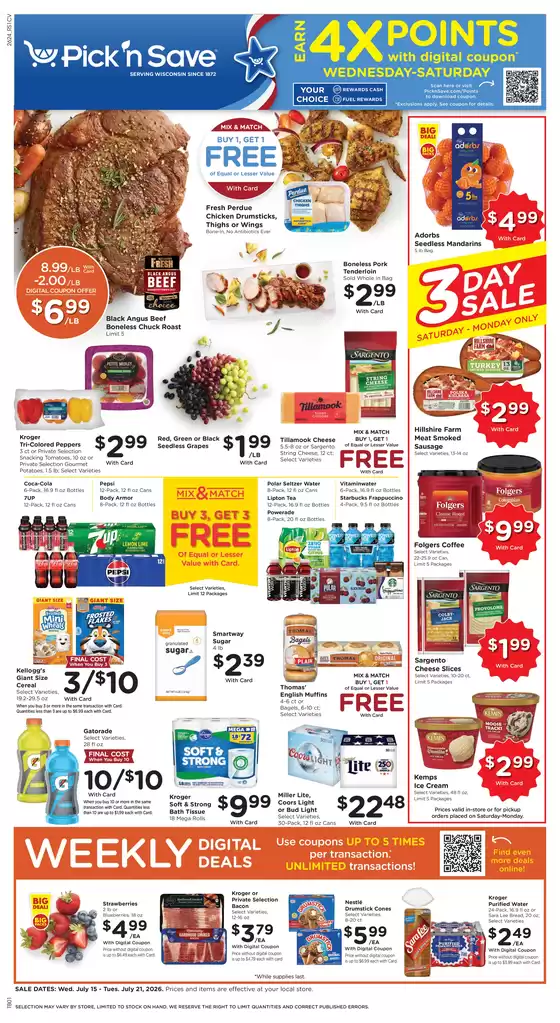 Pick'n Save catalogue | Current deals and offers | 2026-07-15T00:00:00.000Z - 2026-07-21T00:00:00.000Z