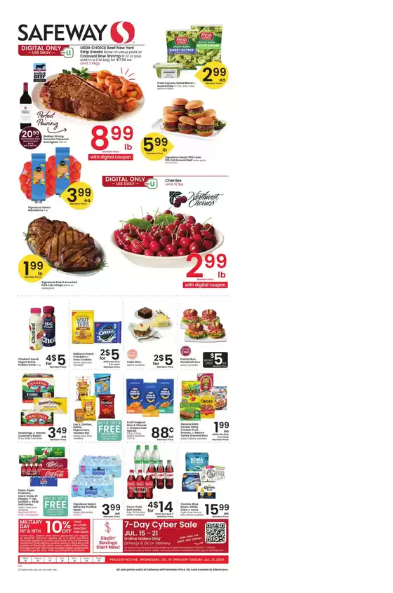 Safeway catalogue | Exclusive bargains | 2026-07-15T00:00:00.000Z - 2026-07-21T00:00:00.000Z