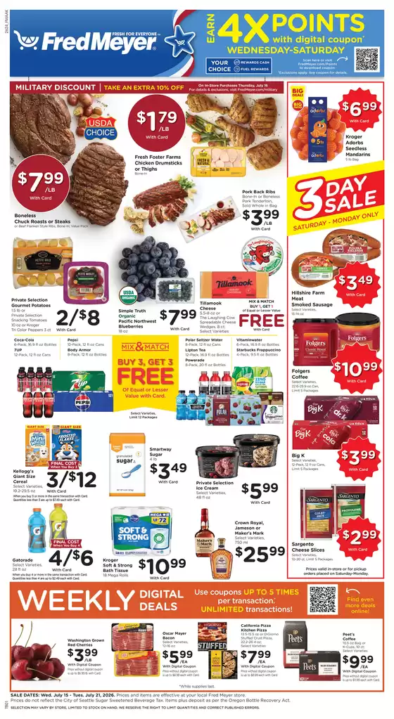 Fred Meyer catalogue | Current deals and offers | 2026-07-15T00:00:00.000Z - 2026-07-21T00:00:00.000Z