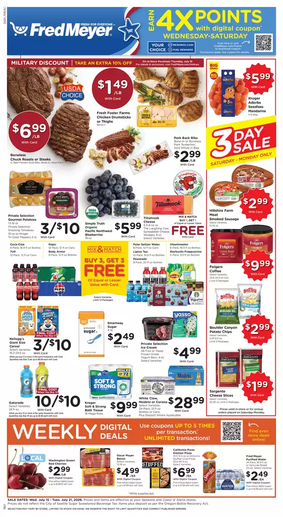 Fred Meyer catalogue | Exclusive deals for our customers | 2026-07-15T00:00:00.000Z - 2026-07-21T00:00:00.000Z