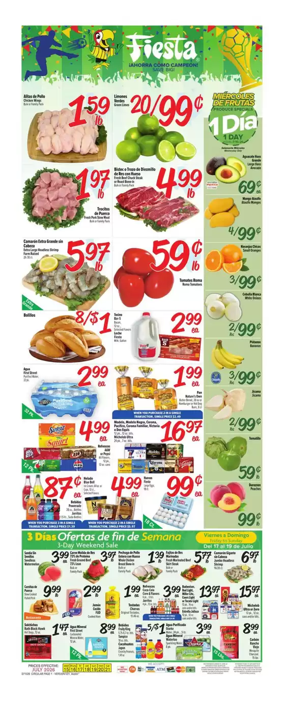 Fiesta Mart catalogue | Top deals for all customers | 2026-07-15T00:00:00.000Z - 2026-07-21T00:00:00.000Z
