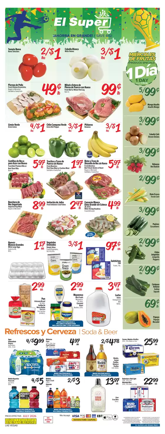 El Super catalogue | Top offers for smart savers | 2026-07-15T00:00:00.000Z - 2026-07-21T00:00:00.000Z