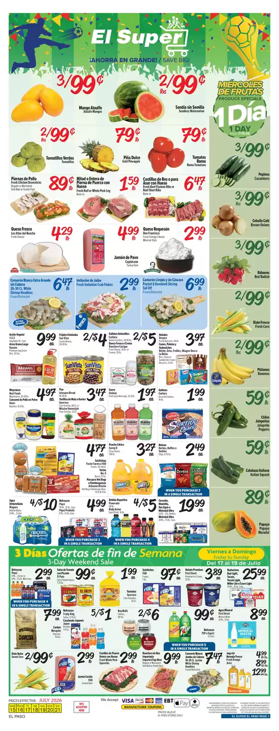 El Super catalogue | Great offer for all customers | 2026-07-15T00:00:00.000Z - 2026-07-21T00:00:00.000Z