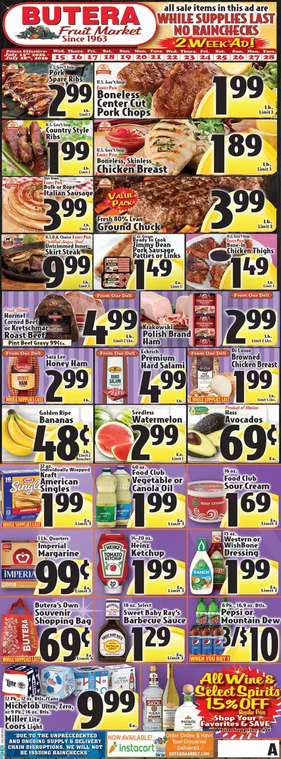 Butera catalogue | Butera weekly ad | 2026-07-15T00:00:00.000Z - 2026-07-28T00:00:00.000Z