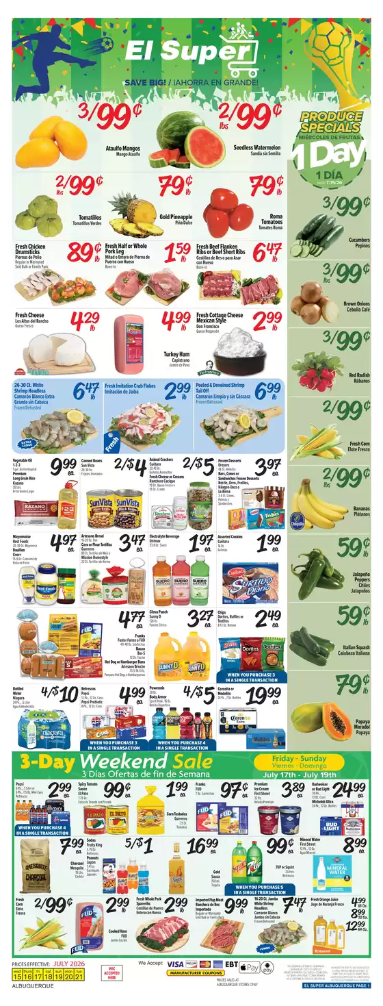 El Super catalogue | Weekly Ad Savings (07/15/26 - 07/21/26) | 2026-07-15T00:00:00.000Z - 2026-07-21T00:00:00.000Z