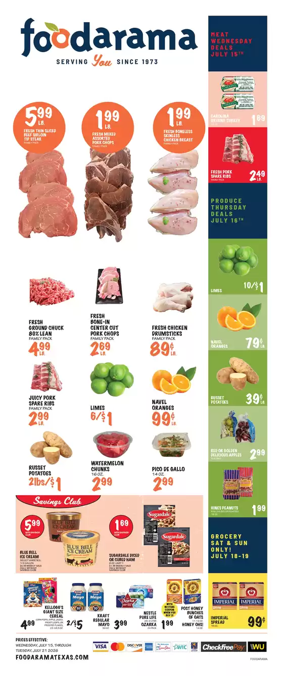 Foodarama catalogue | Foodarama weekly ad | 2026-07-15T00:00:00.000Z - 2026-07-21T00:00:00.000Z