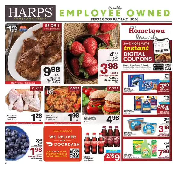 Harp's Market catalogue | Current deals and offers | 2026-07-15T00:00:00.000Z - 2026-07-21T00:00:00.000Z