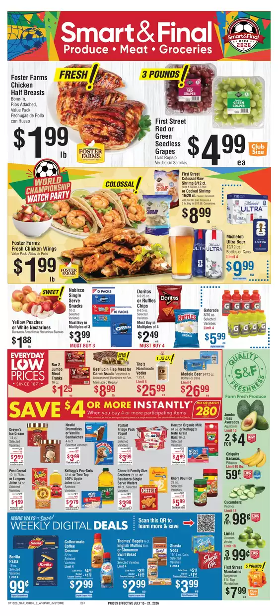 Smart & Final catalogue | Discounts and promotions | 2026-07-15T00:00:00.000Z - 2026-07-16T00:00:00.000Z