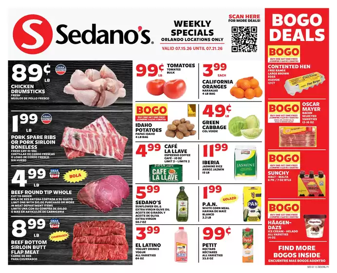 Sedano's catalogue | Offers for bargain hunters | 2026-07-15T00:00:00.000Z - 2026-07-21T00:00:00.000Z