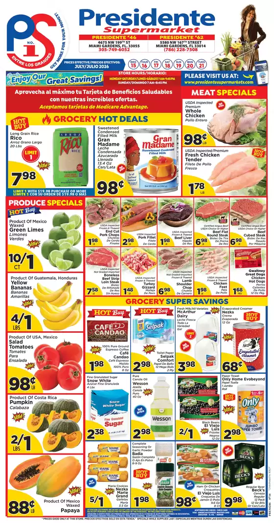 Presidente catalogue | Special offers for you | 2026-07-15T00:00:00.000Z - 2026-07-21T00:00:00.000Z