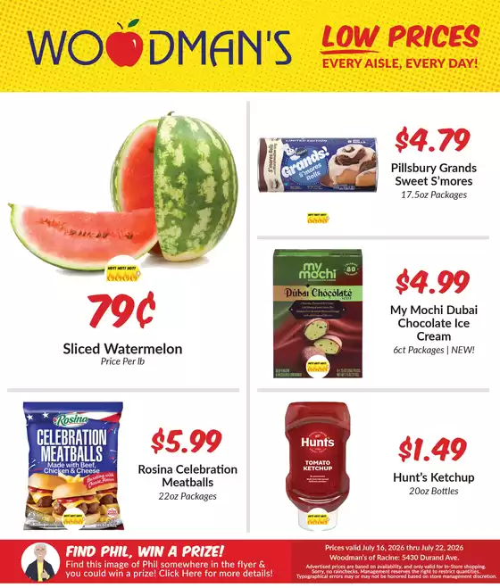 Woodman's catalogue | Our best deals for you | 2026-07-16T00:00:00.000Z - 2026-07-22T00:00:00.000Z