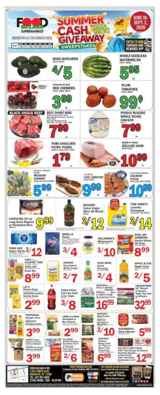 Food Bazaar catalogue in Jersey City NJ | Wide range of offers | 2026-07-16T00:00:00.000Z - 2026-07-22T00:00:00.000Z