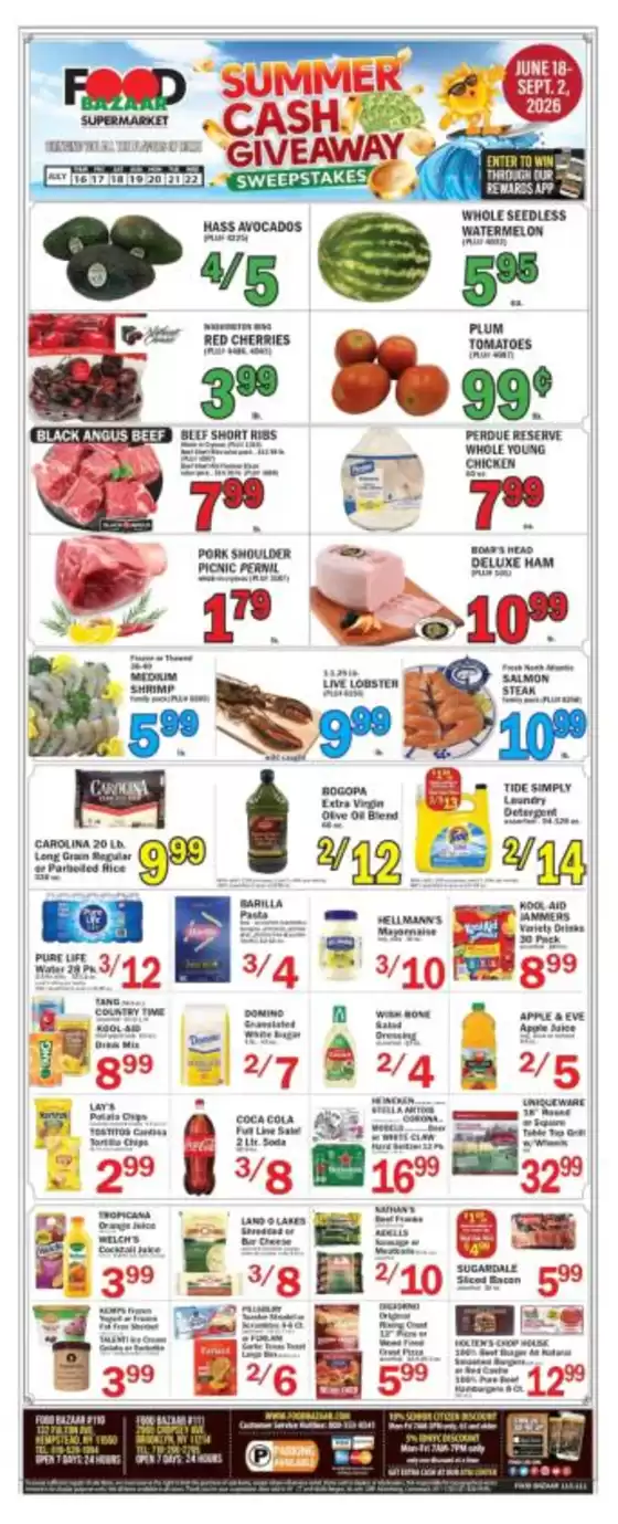 Food Bazaar catalogue in Jersey City NJ | New offers to discover | 2026-07-16T00:00:00.000Z - 2026-07-22T00:00:00.000Z