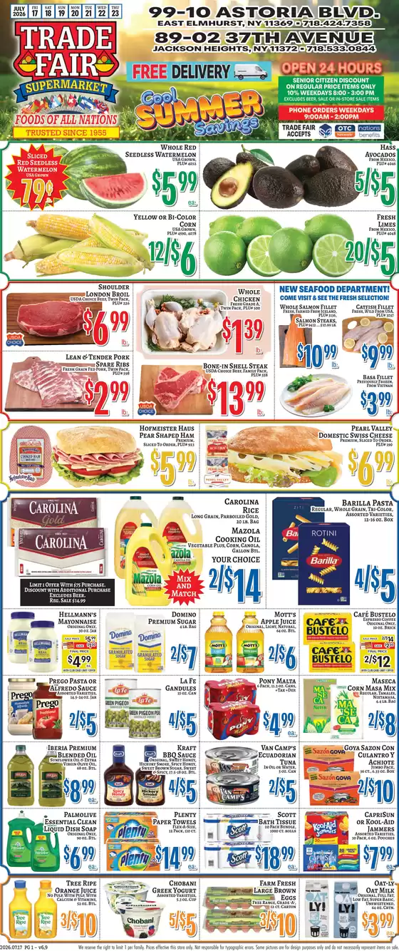 Trade Fair Supermarket catalogue | Current deals and offers | 2026-07-17T00:00:00.000Z - 2026-07-23T00:00:00.000Z