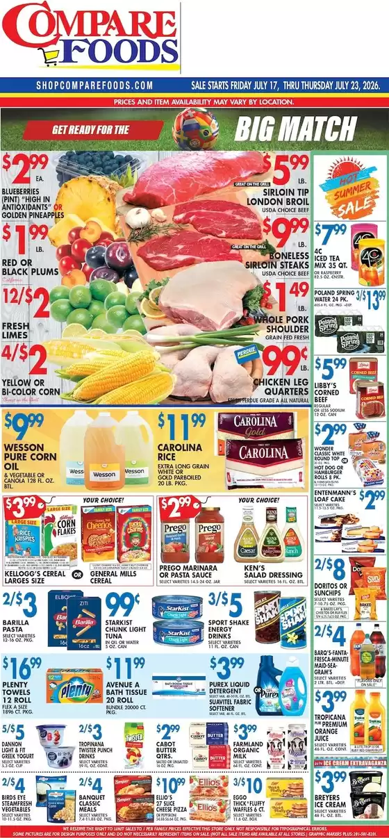 Compare Foods catalogue | Compare Foods weekly ad | 2026-07-17T00:00:00.000Z - 2026-07-23T00:00:00.000Z