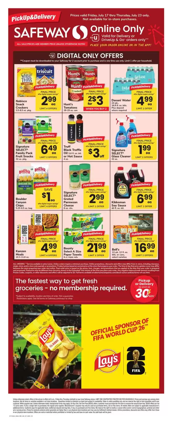 Safeway catalogue | Offers for bargain hunters | 2026-07-17T00:00:00.000Z - 2026-07-23T00:00:00.000Z