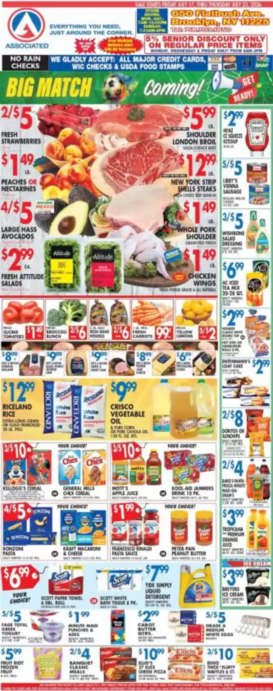 Associated catalogue | Exclusive deals and bargains | 2026-07-17T00:00:00.000Z - 2026-07-23T00:00:00.000Z