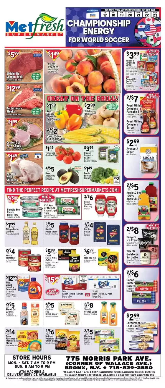 Met Foodmarkets catalogue | Great offer for bargain hunters | 2026-07-17T00:00:00.000Z - 2026-07-23T00:00:00.000Z