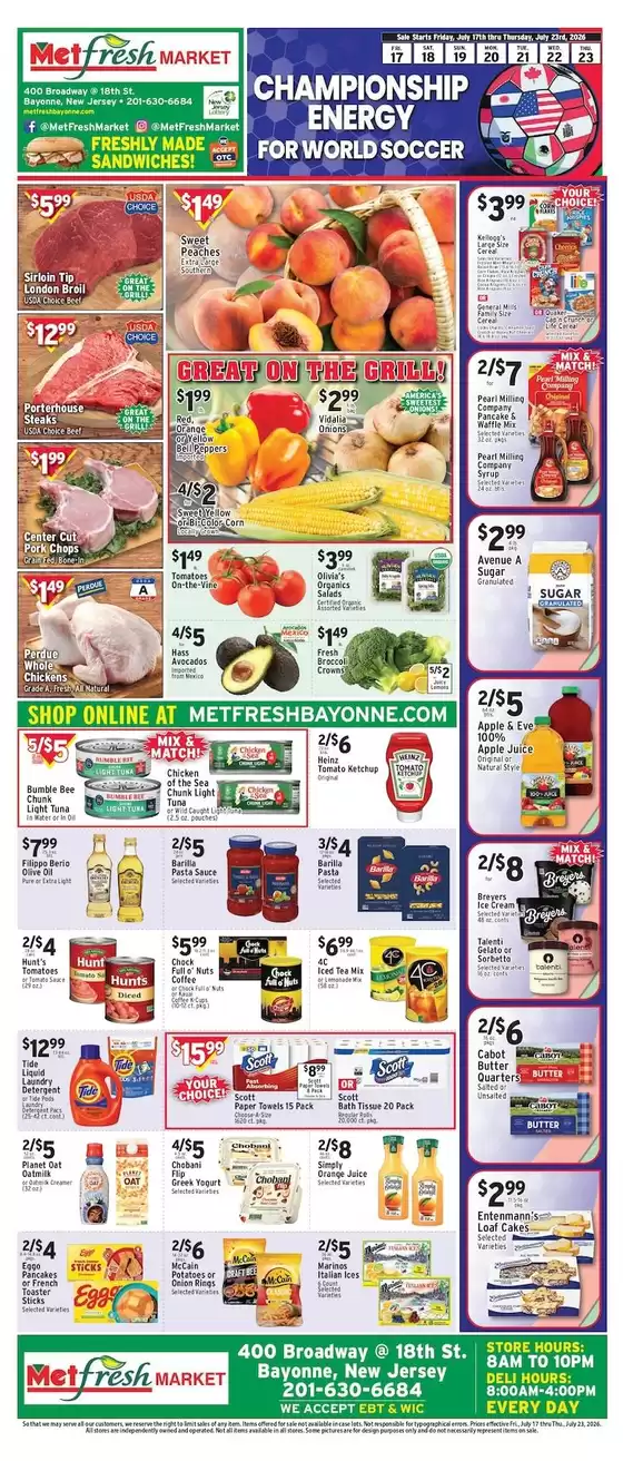 Met Foodmarkets catalogue | Met Foodmarkets weekly ad | 2026-07-17T00:00:00.000Z - 2026-07-23T00:00:00.000Z